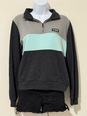 victoria’s secret pink quarter zip pullover